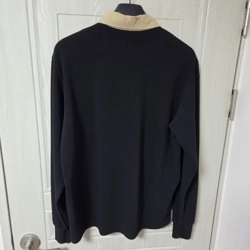 [BUNJANG] BDR Pique Long Sleeve Shirt - Black / 비디알 피케 롱슬리브 L 블랙