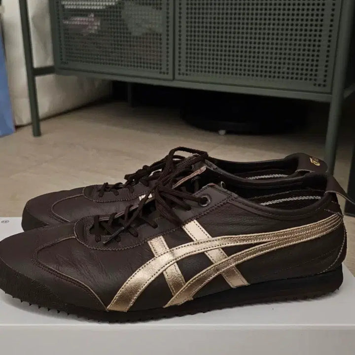 [BUNJANG] Onitsuka Tiger Mexico 66 SD Brown/Champagne Sneakers / [초미품] 오니츠카타이거 멕시코 66 SD 브라운/샴페인 270
