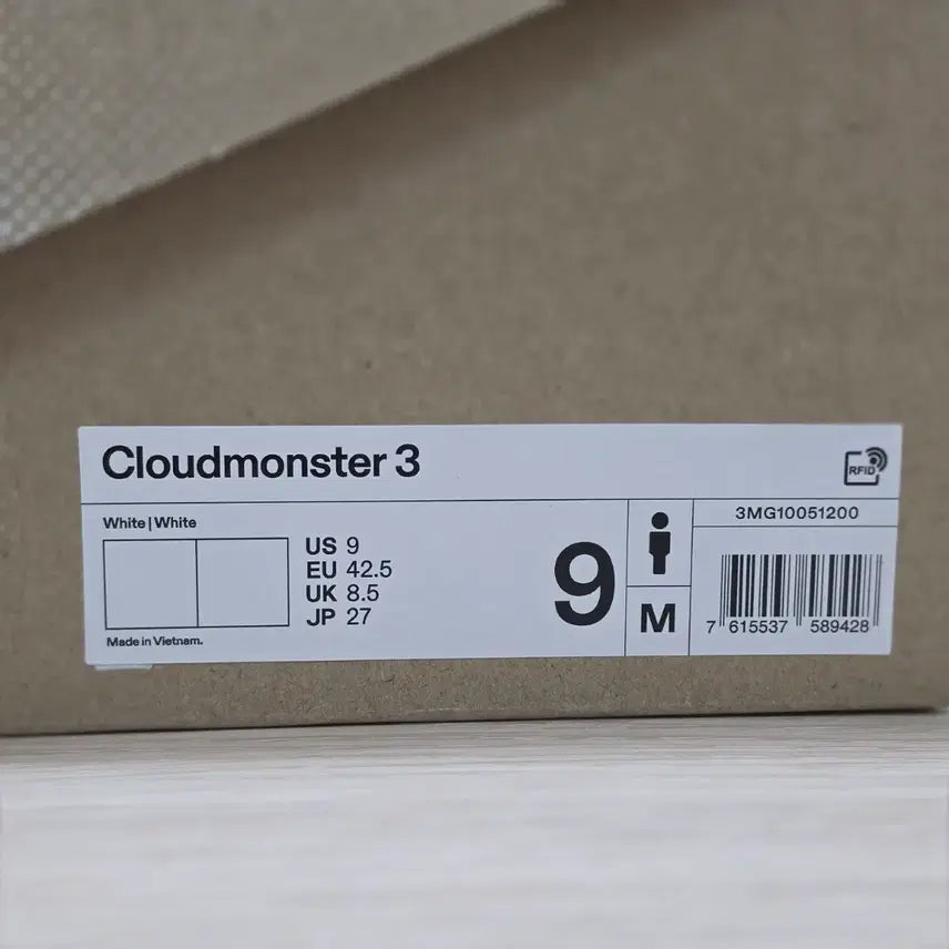 [SOLD OUT] 온러닝 클라우드 몬스터3  270mm