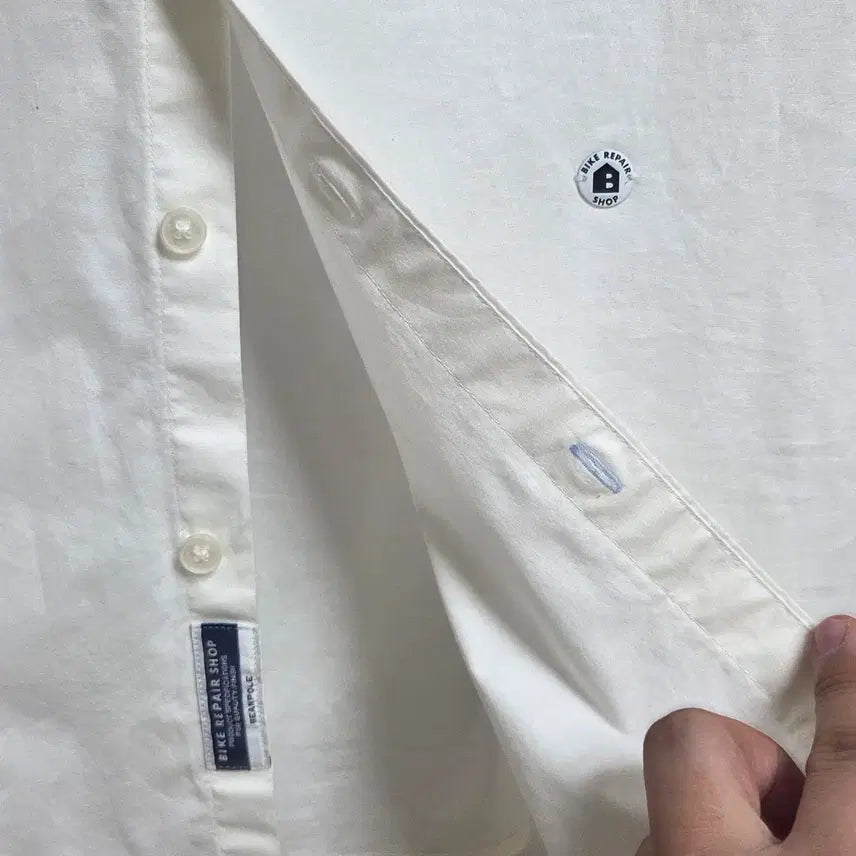 [BUNJANG] Beanpole White Shirt / 빈폴 화이트 셔츠