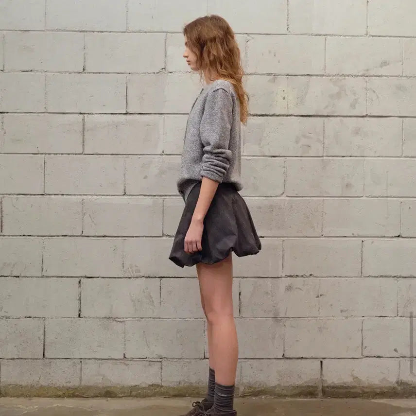 [BUNJANG] Smooth Mood Solid Bubble Skirt / 스무드무드 솔리 버블 스커트