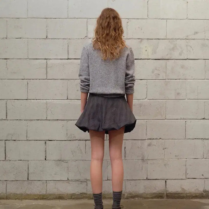 [BUNJANG] Smooth Mood Solid Bubble Skirt / 스무드무드 솔리 버블 스커트