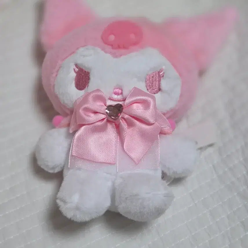 [BUNJANG] Sanrio Kuromi Pink Keyring Doll / 산리오 쿠로미 인형 키링 9색 핑크