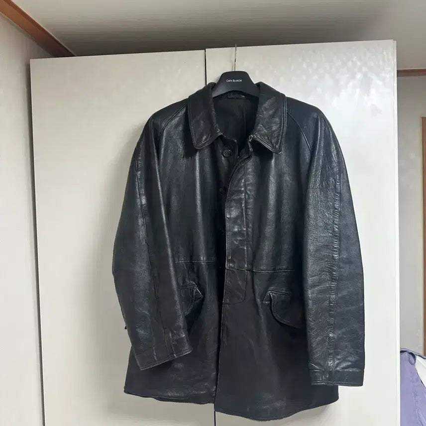 [BUNJANG] Vintage Leather Jacket / 빈티지 레더자켓