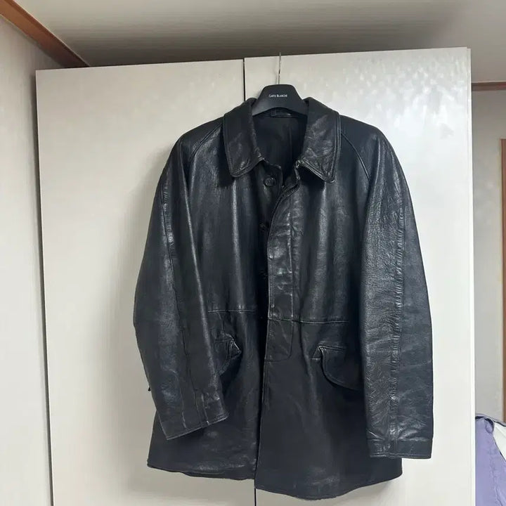 [BUNJANG] Vintage Leather Jacket / 빈티지 레더자켓