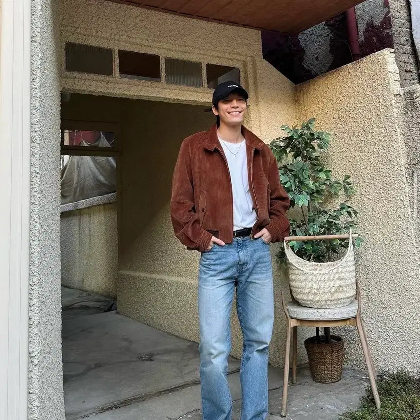 [BUNJANG] RECTO 24FW Corduroy Harrington Jacket L / [24FW] 렉토 잭 코듀로이 해링턴 자켓 L