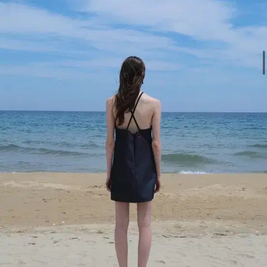 [BUNJANG] Smooth Mood Denim Mini Dress / 스무드무드 데님 원피스