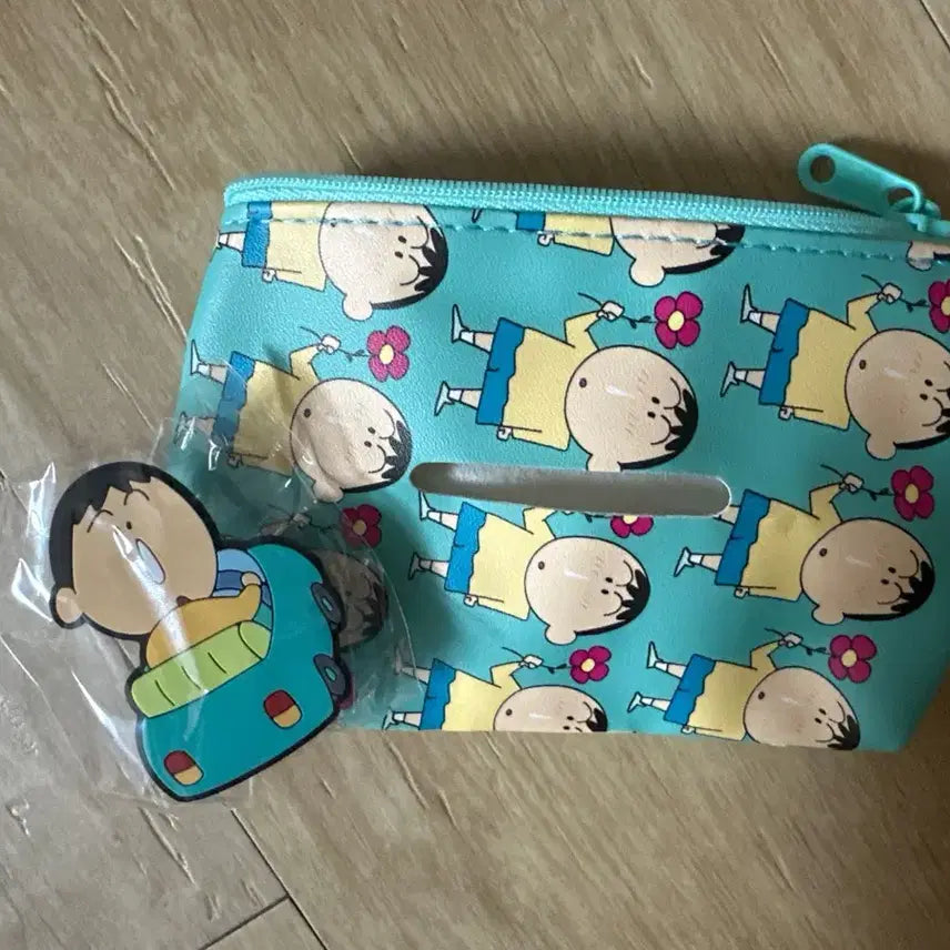 [BUNJANG] Gagu (Maenggu) Tissue Pouch + Clip Bundle Set / 맹구 가챠 티슈파우치+집게 일괄