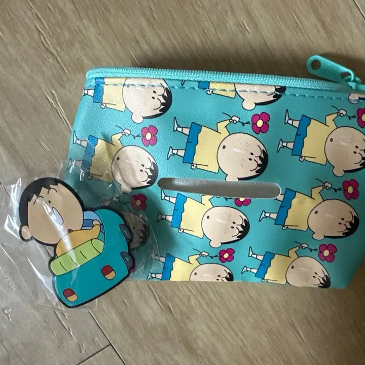[BUNJANG] Gagu (Maenggu) Tissue Pouch + Clip Bundle Set / 맹구 가챠 티슈파우치+집게 일괄