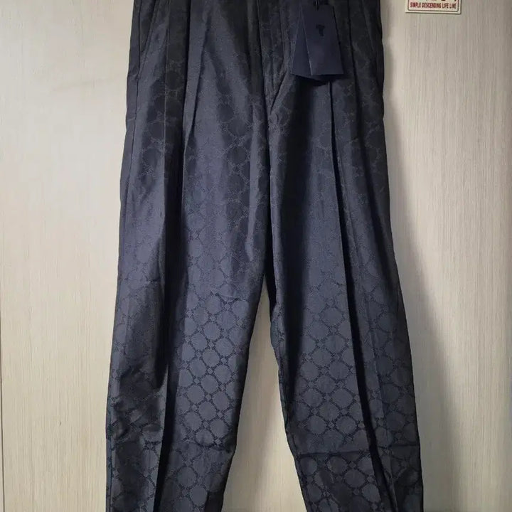[BUNJANG] T.I FOR MEN Patterned Pleated Pants / T.I FOR MEN 2주름 팬츠 46(78)