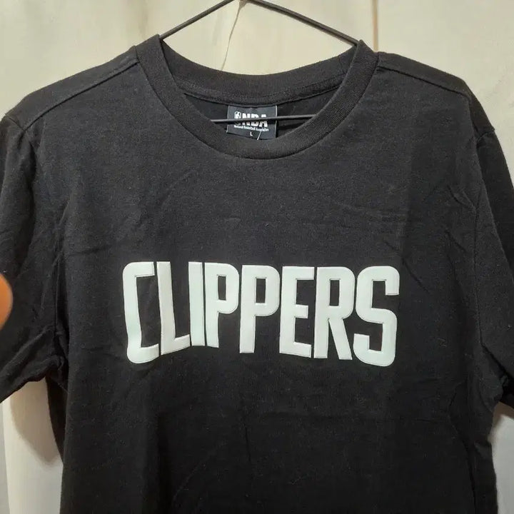[BUNJANG] NBA Clippers Black T-Shirt / NBA 클리퍼스 블랙 반팔 티셔츠 L