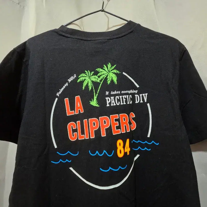 [BUNJANG] NBA Clippers Black T-Shirt / NBA 클리퍼스 블랙 반팔 티셔츠 L