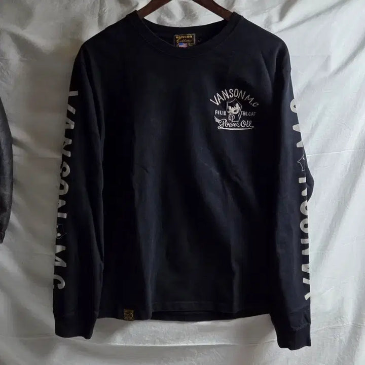 [BUNJANG] Banson Leather x Felix Long Sleeve T-Shirt Black L / 밴슨 레더 X 펠릭스 롱슬리브 티셔츠 블랙 L