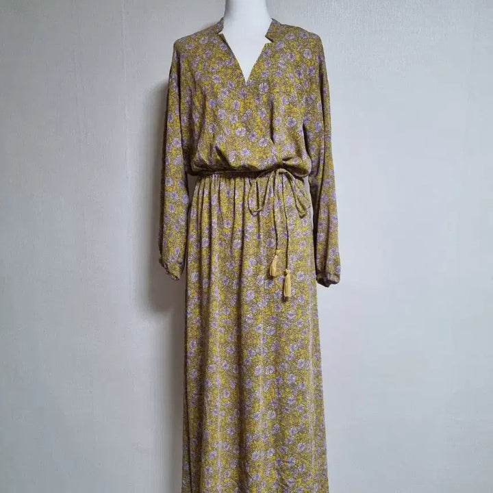 [BUNJANG] Long Wrap Dress / 랩스타일 롱원피스