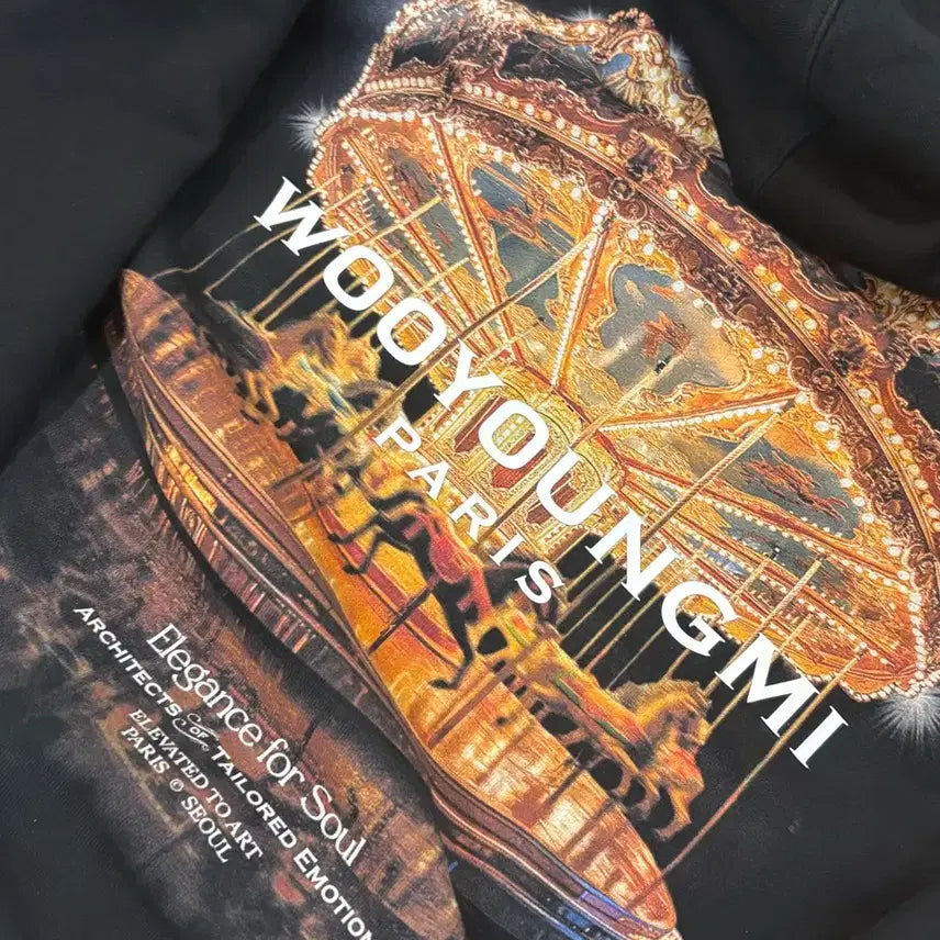 [BUNJANG] Wooyoungmi Carousel Hoodie - Size 44 / 우영미 회전목마 후드티 44사이즈