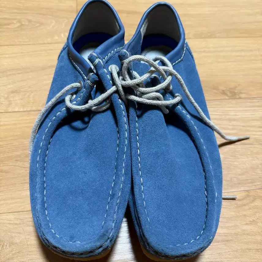 [BUNJANG] Clarks Blue Suede Shoes (Size 265) / 클락스 블루 스웨이드 265