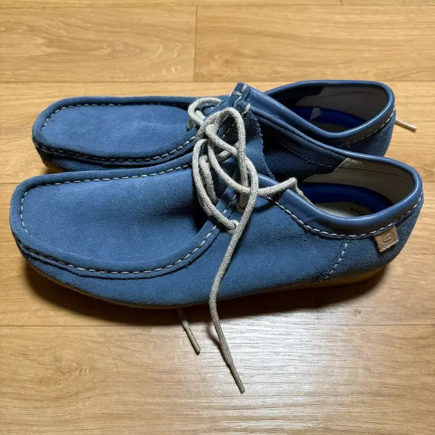 [BUNJANG] Clarks Blue Suede Shoes (Size 265) / 클락스 블루 스웨이드 265