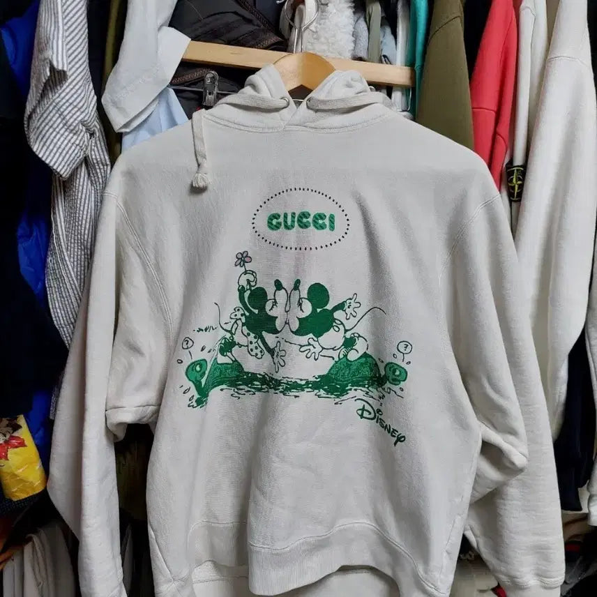 [BUNJANG] Gucci Disney Mickey Mouse Hoodie M Size / 구찌 디즈니 미키마우스 후드티 m 정품검수완료