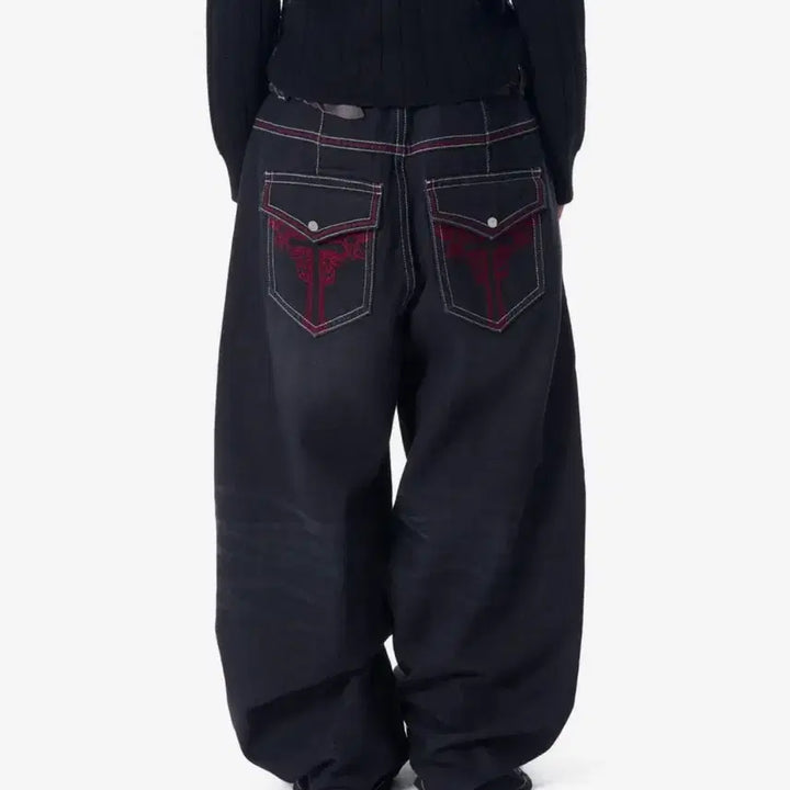 [SOLD OUT] 아캄 Aakam CROS2 Washed Denim Pants Black