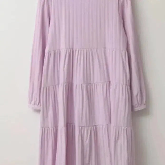 [SOLD OUT] 100% 면 퍼플 캉캉 롱 원피스(새상품)