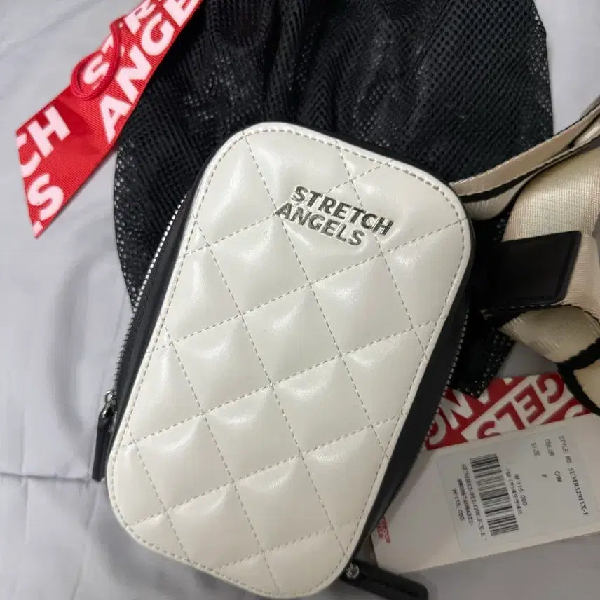 [BUNJANG] Stretch Angels Waffle Bag White / 스트레치엔젤스 와플백 화이트
