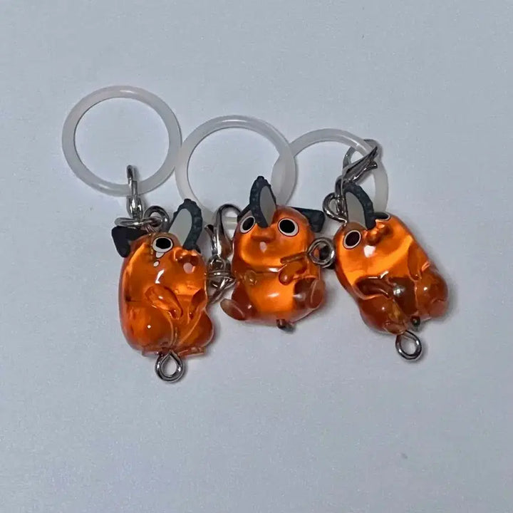 [BUNJANG] Chainsaw Man Pochita Keyring Gacha / 체인소맨 메지루시 포치타 키링 가챠