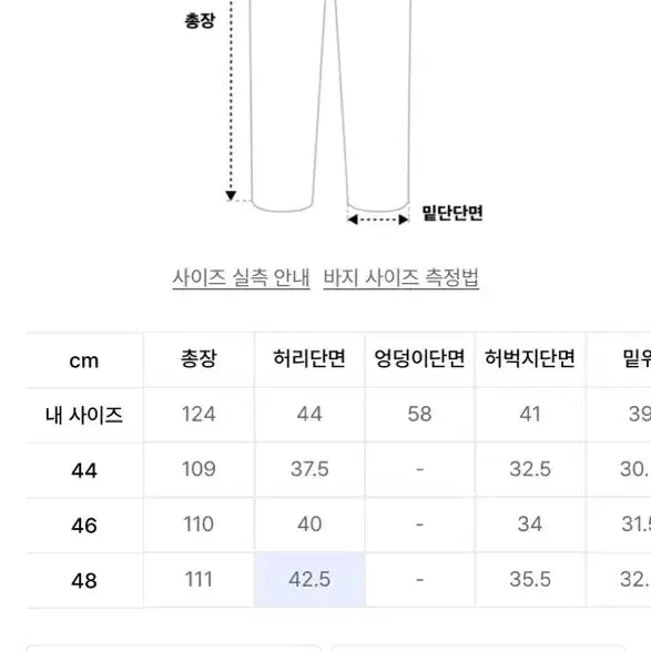 [BUNJANG] Lmood Max Wide Denim Jeans / 엘무드 맥스와이드 데님 스톰 블루 46