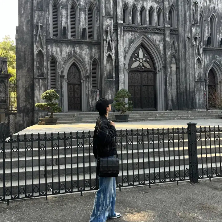 [BUNJANG] Lmood Max Wide Denim Jeans / 엘무드 맥스와이드 데님 스톰 블루 46