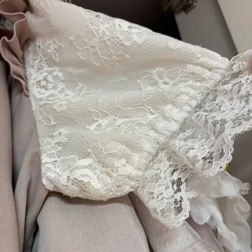 [SOLD OUT] 시허니 레이스 러플 셋업 반팔 양지뢰 양산형 지뢰계 시크릿허니 리즈리사