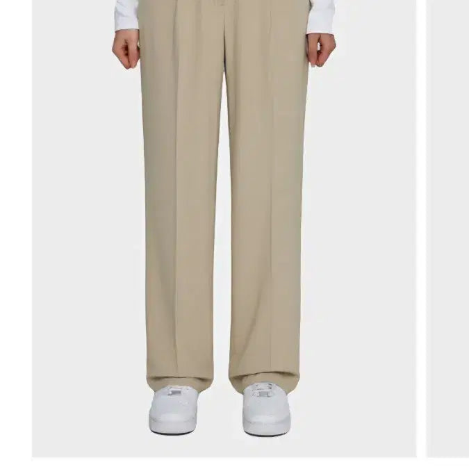 [BUNJANG] Blackup Ivory Wide Slacks L Size / 새상품) 블랙업 아이보리 와이드 슬랙스 롱기장 L