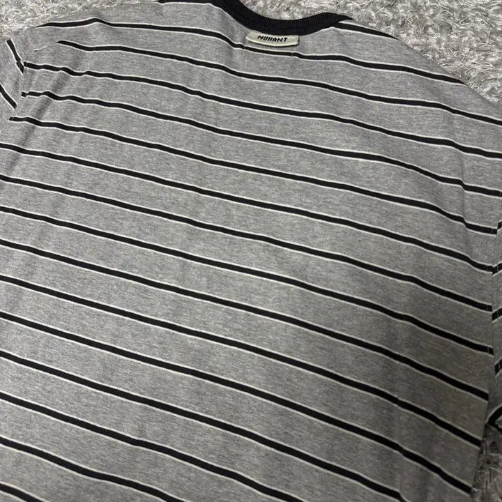 [BUNJANG] Nohant Stripe Basic Short Sleeve T-shirt / 노앙 Stripe Basic Short Sleeve T-shirt