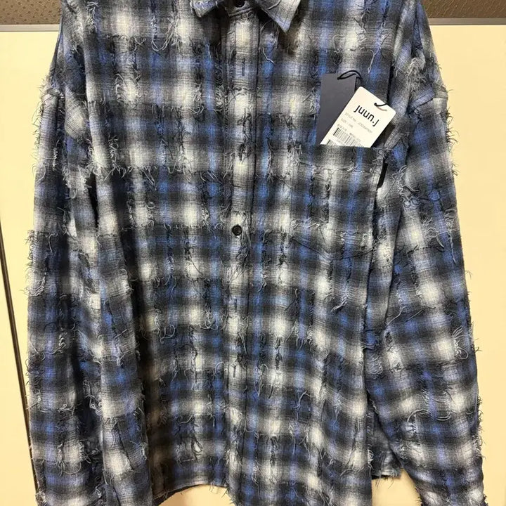 [SOLD OUT] 준지 그리드셔츠 46 블루
