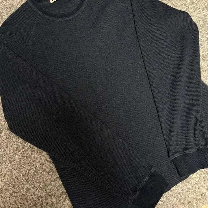 [BUNJANG] COOR Garment Dyed Waffle Raglan Long Sleeve T-shirt / 쿠어 가먼트 다잉 와플 레글런 롱 슬리브 티셔츠