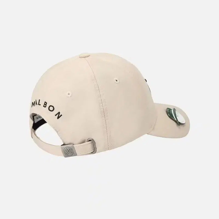 [BUNJANG] MALBON Golf Cap Beige / MALBON 골프캡 크림베이지