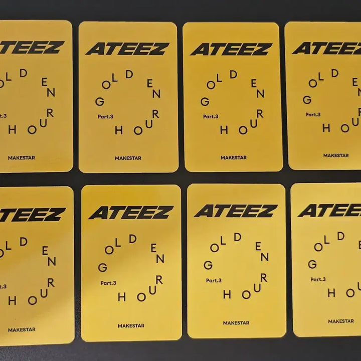[BUNJANG] ATEEZ Golden Hour: Part 3 Lemon Drop POB Photocard Set / 에이티즈 골든아워3 Lemon Drop 메이크스타 미공포 특전