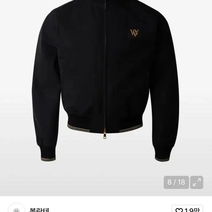 [BUNJANG] Volante Premium Gold Tab Windbreaker Jacket / 볼란테 프리미엄 골드탭 바람막이 자켓