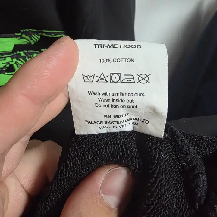 [BUNJANG] Palace Tri-Me Hood Black (XL) / [정품/POIZON검수완료] 팔라스 Tri-Me 후드 블랙 (XL)
