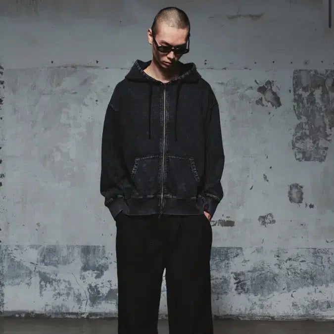 [BUNJANG] Musinsa 29cm Crown Hoodie Charcoal Gray Oversized Fit / 무신사 29cm 왕관 후드집업 오버핏