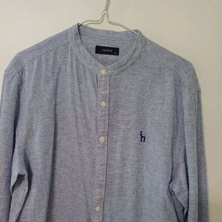 [BUNJANG] Hazzys Linen Blend Shirt (Size 100) / 여성 헤지스 봄.가을 여름 면.린넨 셔츠 (100)