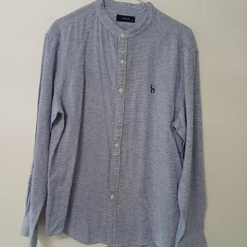 [BUNJANG] Hazzys Linen Blend Shirt (Size 100) / 여성 헤지스 봄.가을 여름 면.린넨 셔츠 (100)