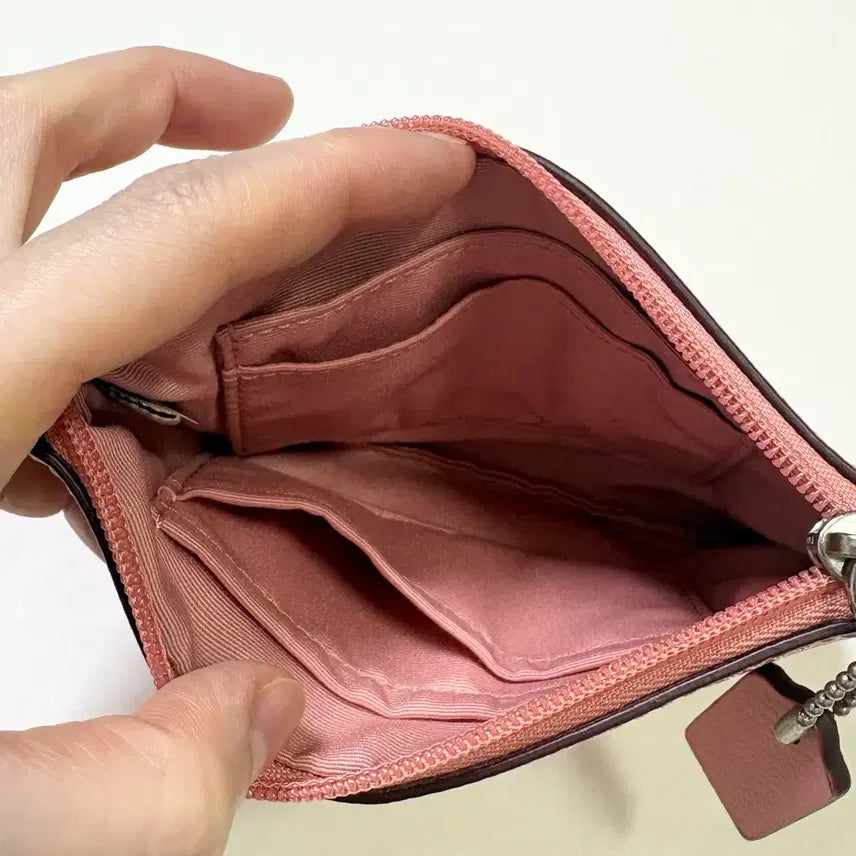 [BUNJANG] Coach Pink Hand Wallet / 코치 손지갑 핑크