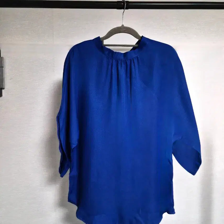 [BUNJANG] Cobalt Blue Blouse / 미착용 프리) 코발트블루 블라우스