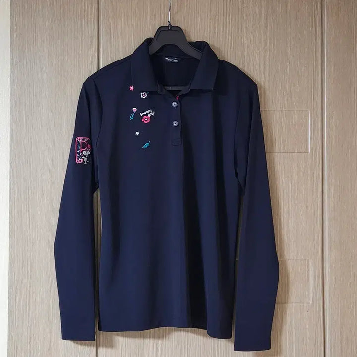 [SOLD OUT] 스누피골프 네이비 긴팔 폴로티 95