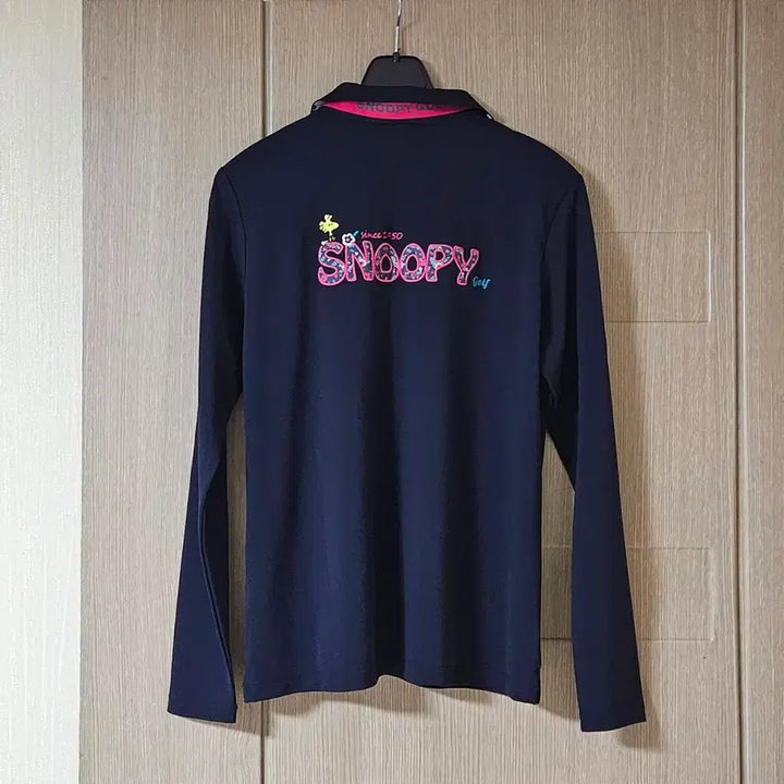 [SOLD OUT] 스누피골프 네이비 긴팔 폴로티 95