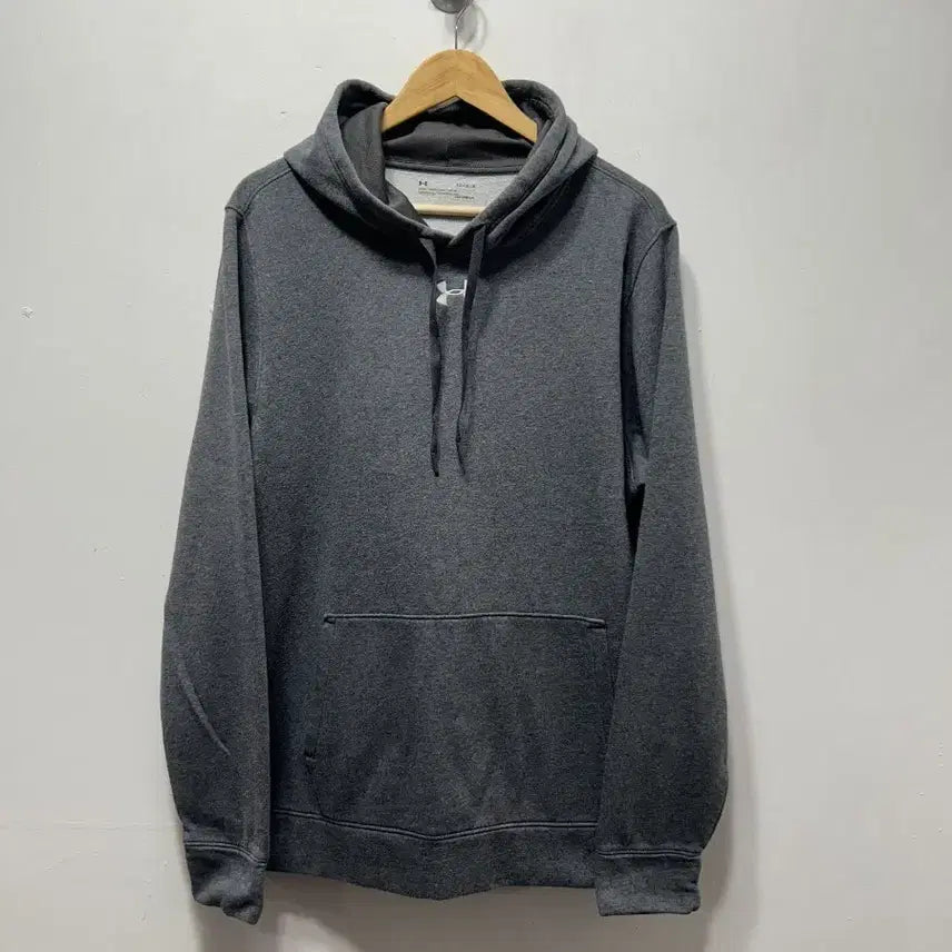 [BUNJANG] Under Armour Fleece Hoodie Gray L / 언더아머 기모 후드티 그레이 L