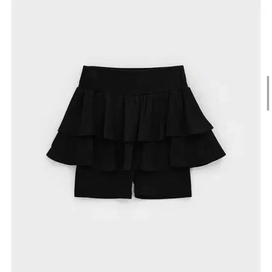 [BUNJANG] Black Dbl Kang Kang Mini Skirt Pants / 블랙엊 디블 캉캉 미니 스커트 팬츠