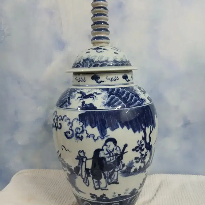 [BUNJANG] Celadon Porcelain Tower / 청화백자  탑 도자기