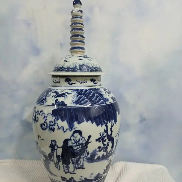 [BUNJANG] Celadon Porcelain Tower / 청화백자  탑 도자기