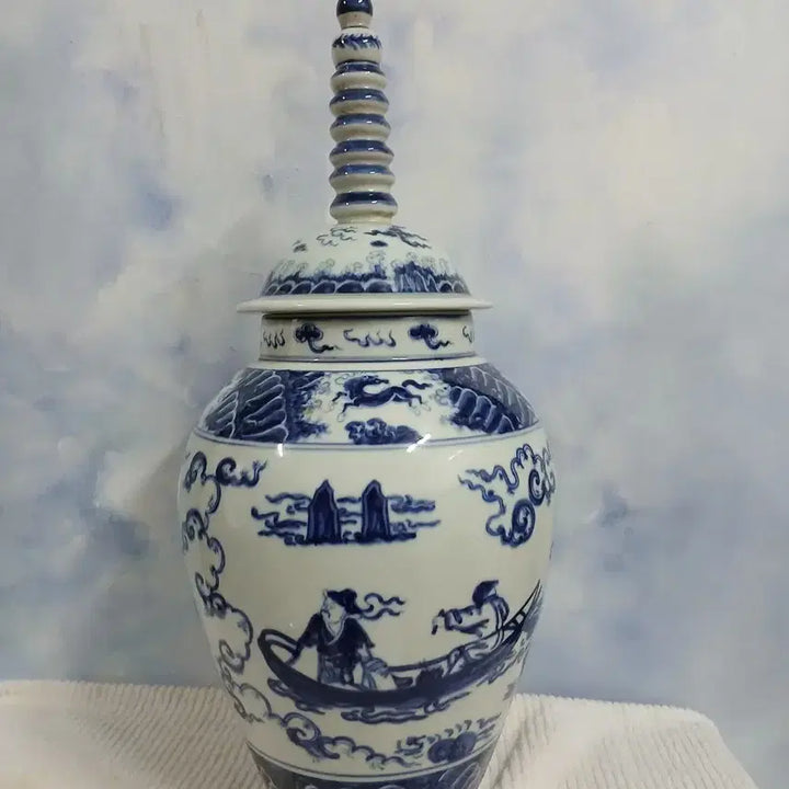 [BUNJANG] Celadon Porcelain Tower / 청화백자  탑 도자기