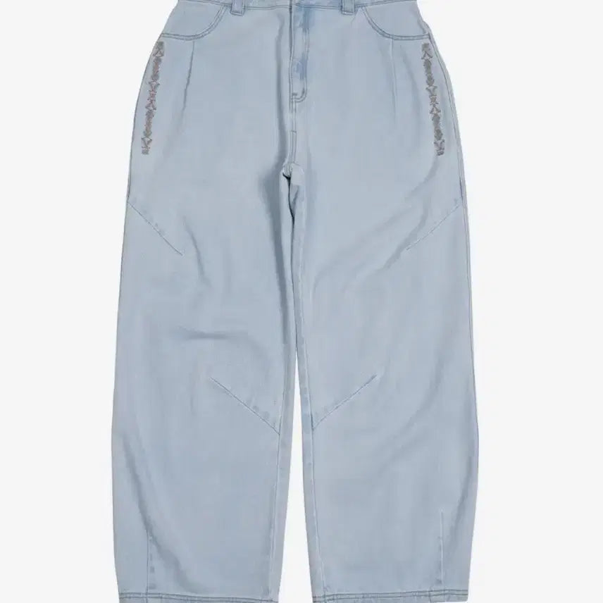 [BUNJANG] The Coldest Moment Ethnic Denim Pants / 더콜디스트모먼트 TCM ethnic denim pants (light B
